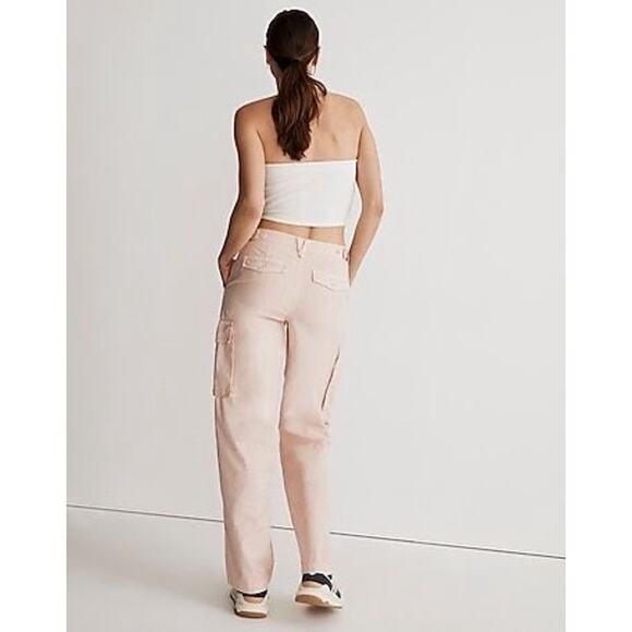 Madewell Garment-Dyed Low-Slung Straight‎ Cargo Pants Size 33 - Picture 3 of 9